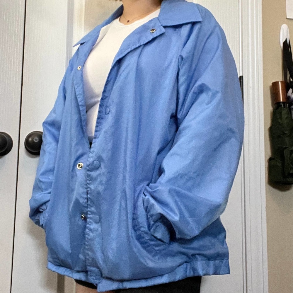 current seen vintage lightweight blue jacket
